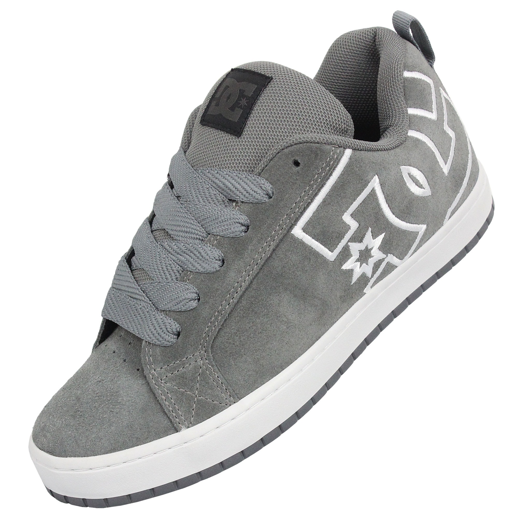 Tênis DC Shoes New Court Graffik SE Grey White