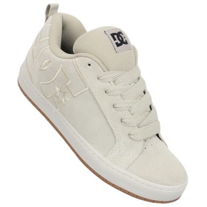 Tênis DC Shoes New Court Graffik SE Pelican Gum