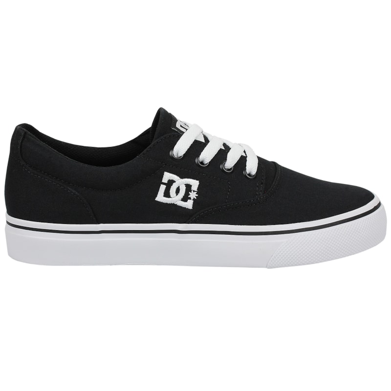Tênis DC Shoes New Flash 2 TX Black White Surf Alive Tênis DC Shoes New Flash 2 TX Black White Surf Alive