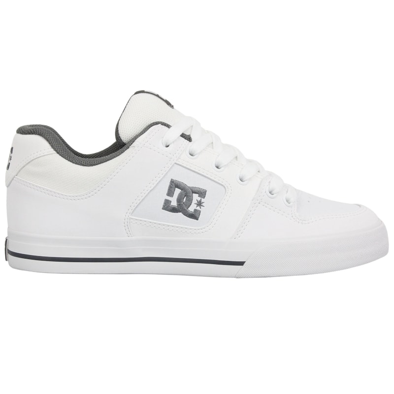 Tênis DC Shoes Pure White White Grey