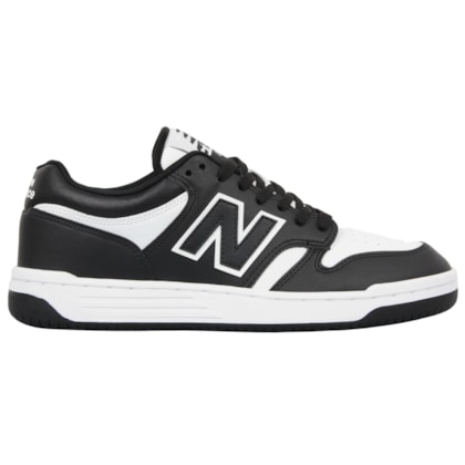 Tênis New Balance NB 480 Low Black White