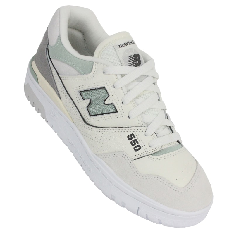 Tênis New Balance NB 550 White Grey