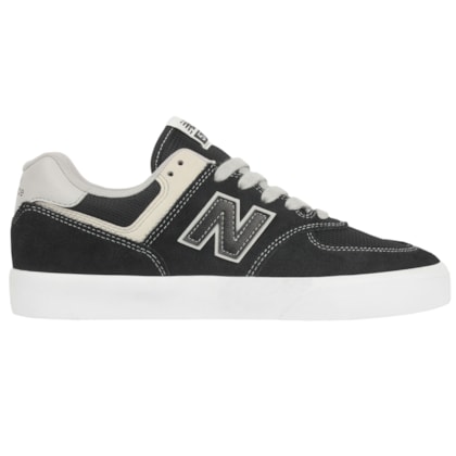 Tênis New Balance NB Numeric 574 Vulc Black White Tênis New Balance NB Numeric 574 Vulc Black White