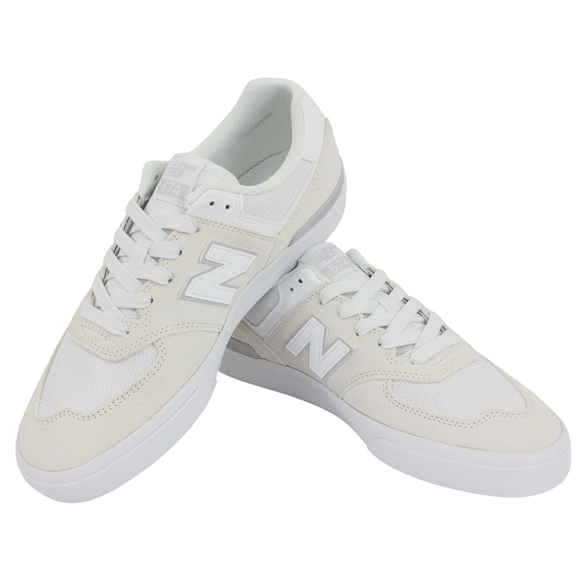 Tênis New Balance NB Numeric 574 Vulc Light Beige White