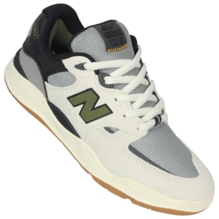Tênis New Balance NB Numeric Tiago Lemos 1010 Bege Claro Verde Musgo Importado
