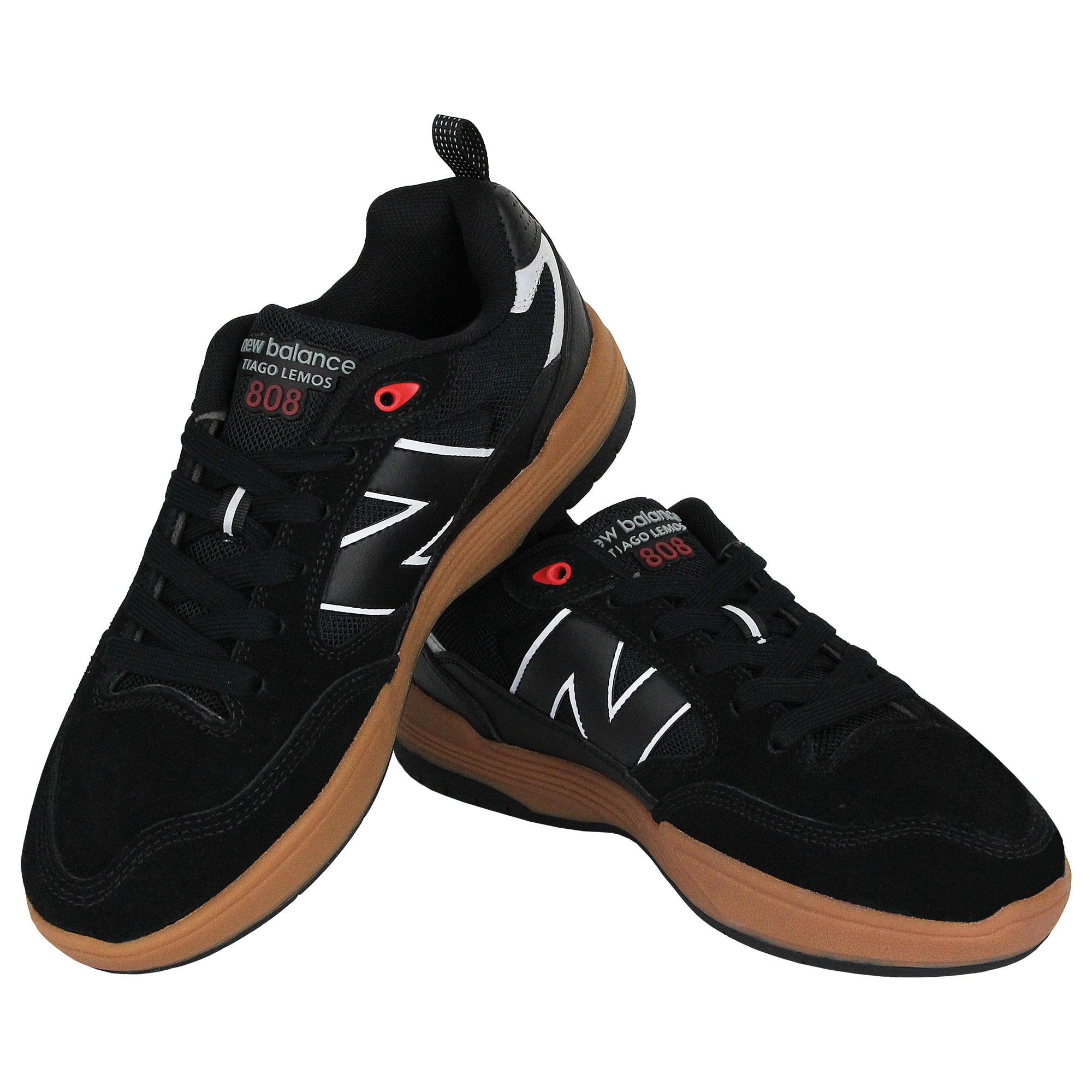 Tênis New Balance NB Numeric Tiago Lemos 808 Black True Red