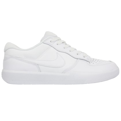 Tênis Nike SB Force 58 White White Blanc Tênis Nike SB Force 58 White White Blanc