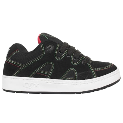 Tênis Qix Plaza 2 Black Red Tênis Qix Plaza 2 Black Red