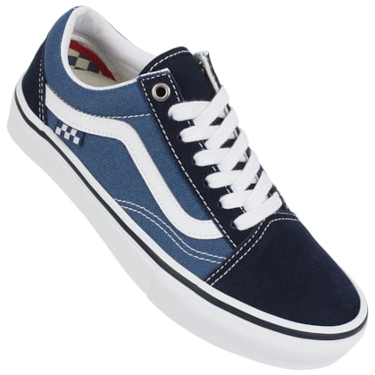 Tênis Vans Old Skool Pro Skate Classics Navy White
