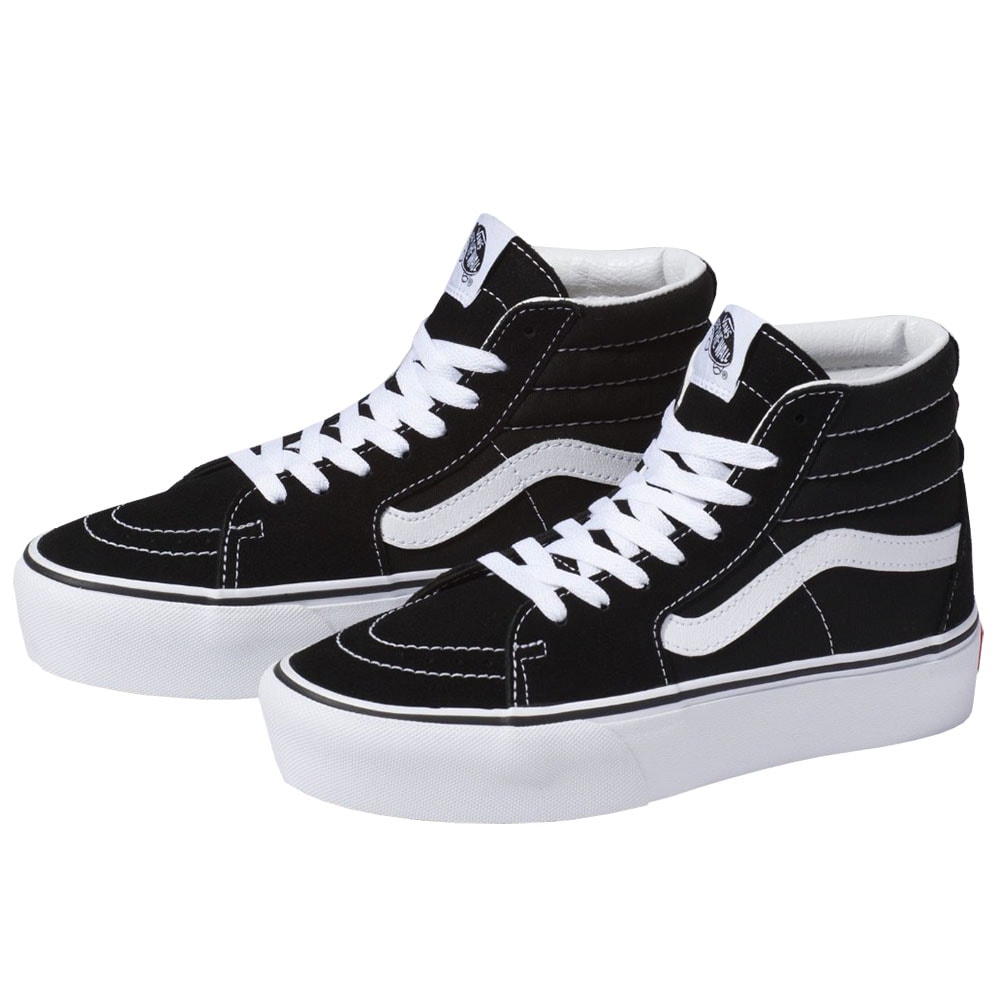 Tênis Vans Sk8 Hi Platform 2.0 Black True White