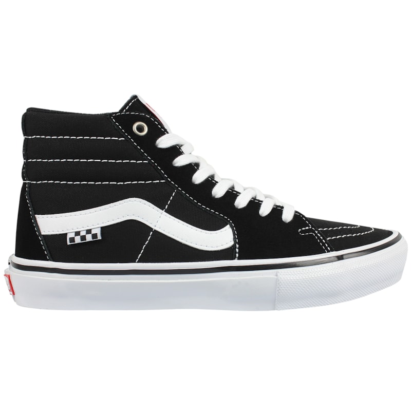 Tênis Vans Sk8-Hi Skate Classics Black White Surf Alive