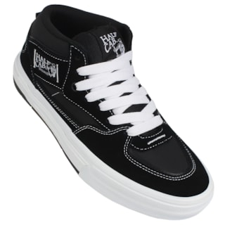 Tênis Vans Skate Half Cab Wafflecup Black White