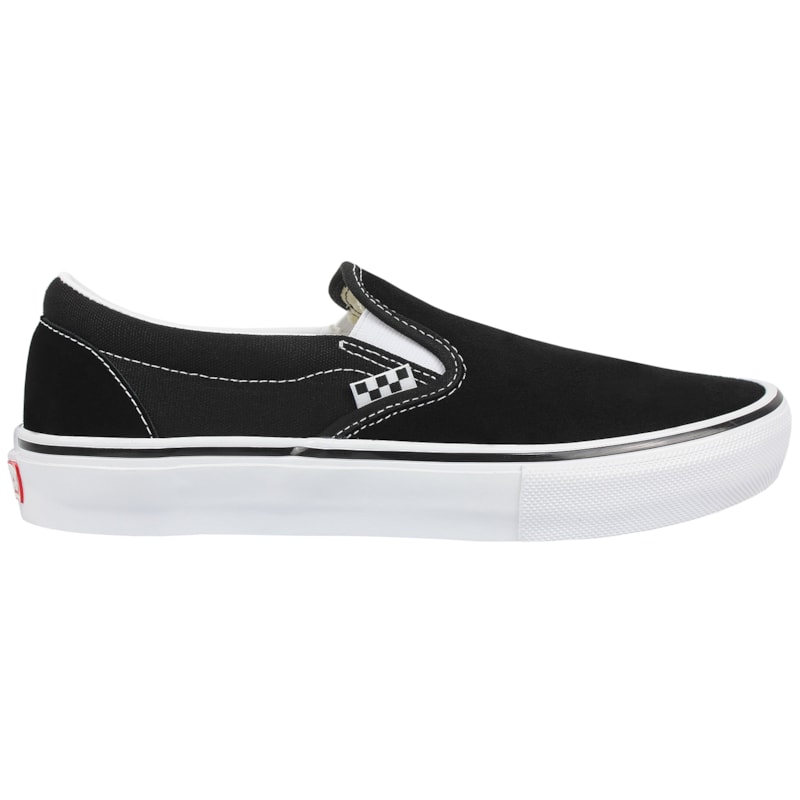 Tênis Vans Slip On Skate Classics Black White Surf Alive