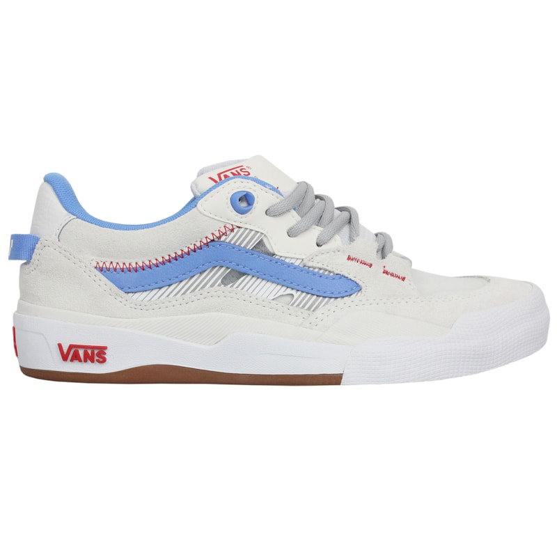 Tênis Vans Wayvee 2.0 Skate Blanc De Blanc Azure Blue