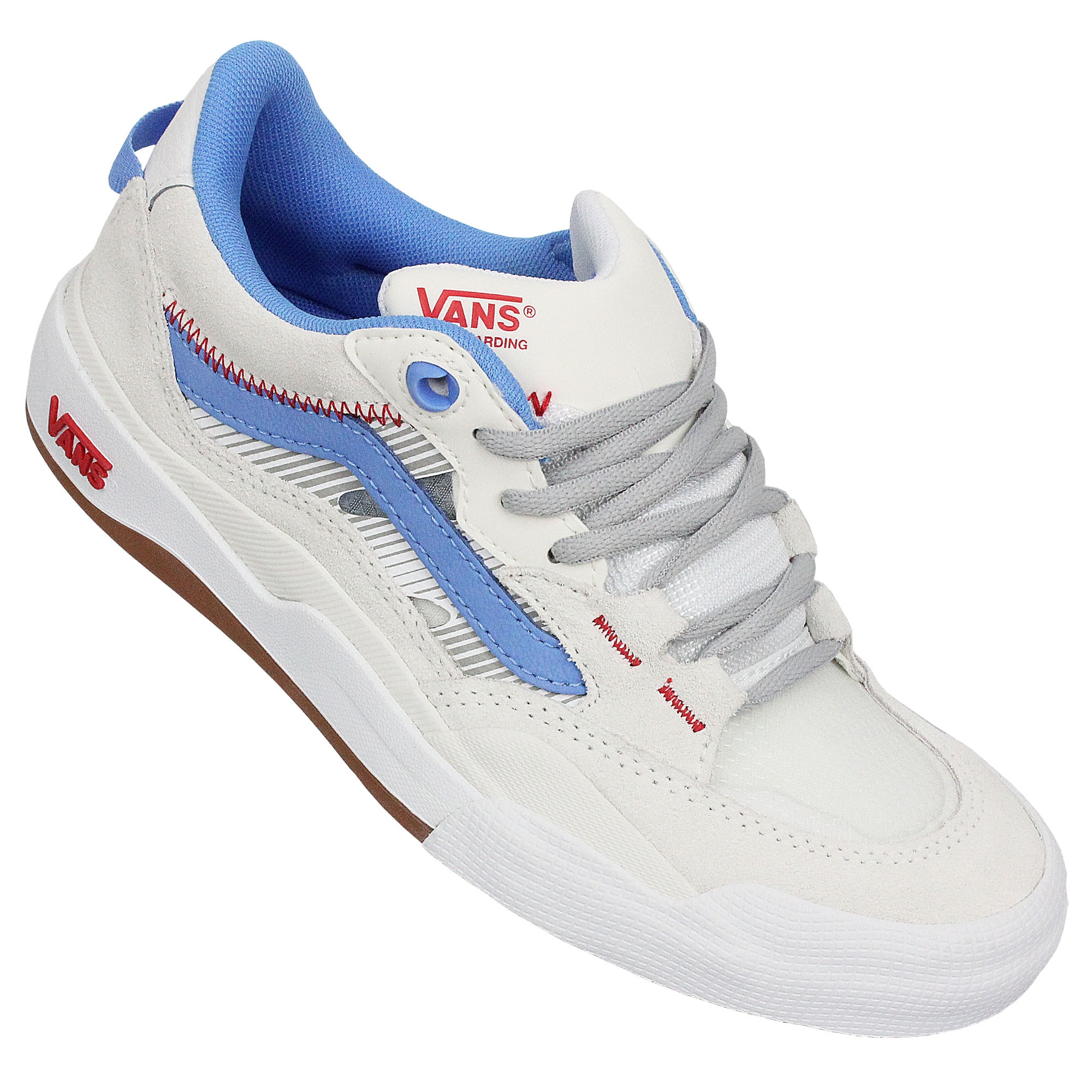 Tênis Vans Wayvee 2.0 Skate Blanc De Blanc Azure Blue