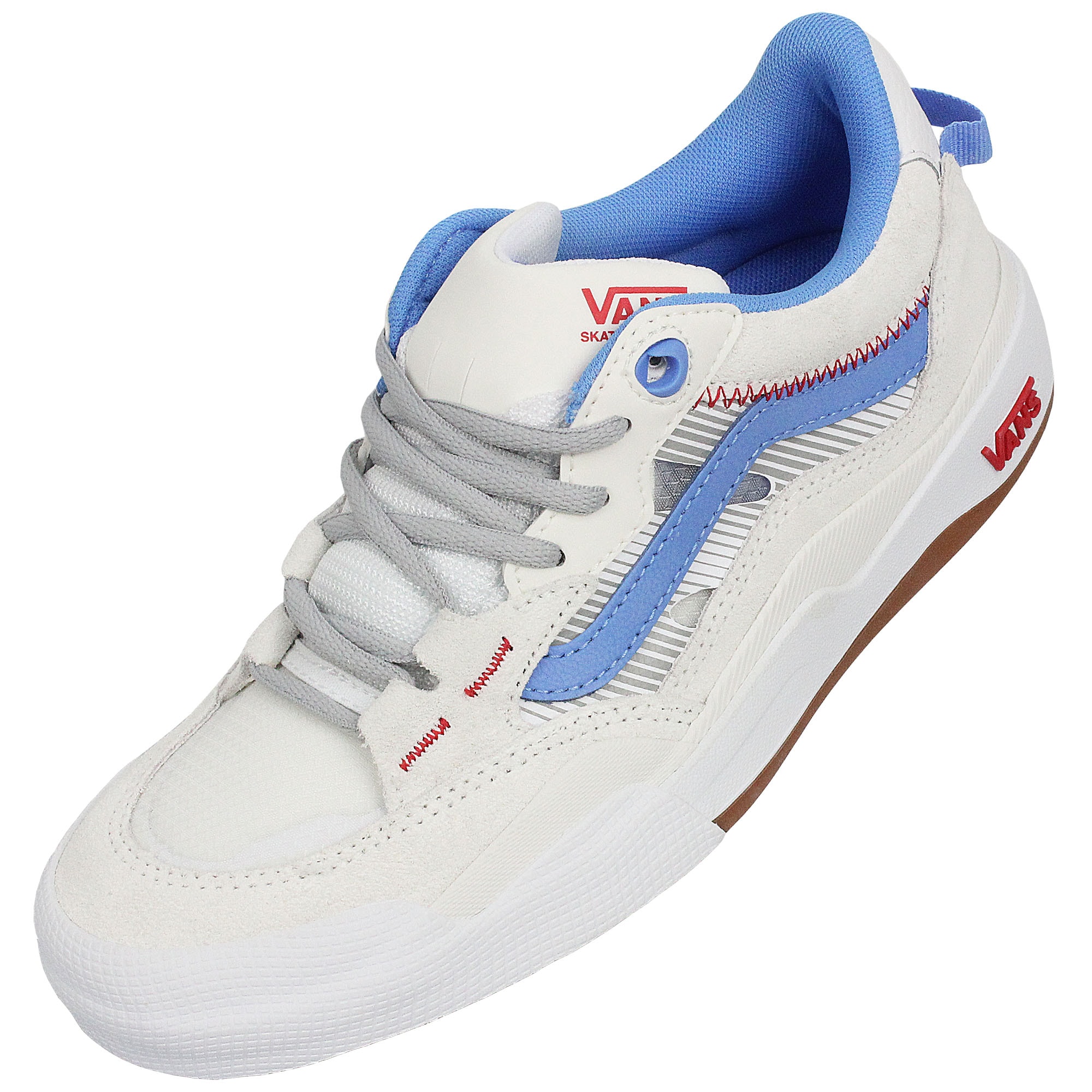 Tênis Vans Wayvee 2.0 Skate Blanc De Blanc Azure Blue