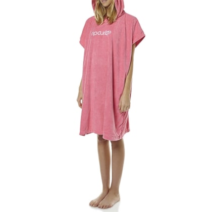 Toalha Poncho Rip Curl Hooded Pink Feminina Toalha Poncho Rip Curl Hooded Pink Feminina