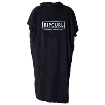 Toalha Poncho Rip Curl Undertow Hooded Towel Black Toalha Poncho Rip Curl Undertow Hooded Towel Black