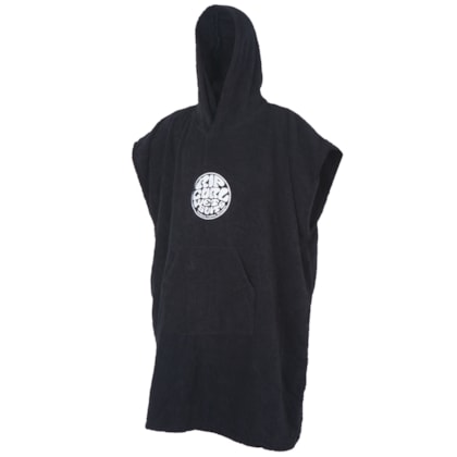Toalha Poncho Rip Curl Wet As Hooded Towel Black Toalha Poncho Rip Curl Wet As Hooded Towel Black