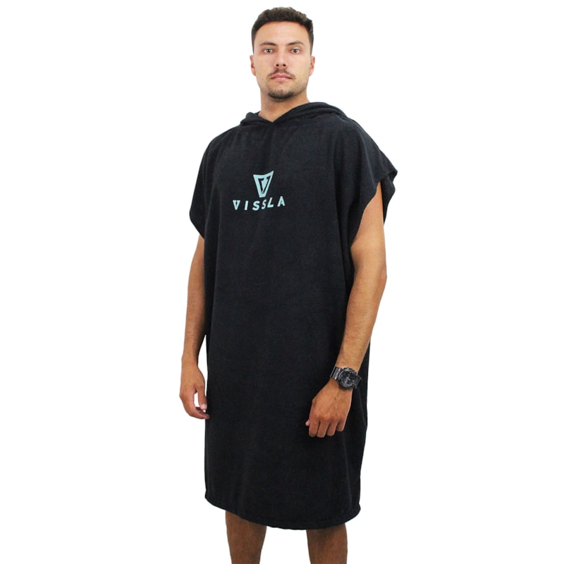 Toalha Poncho Vissla Preta