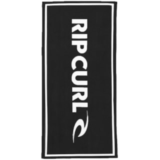 Toalha Rip Curl Brand Logo Towel Black Importada
