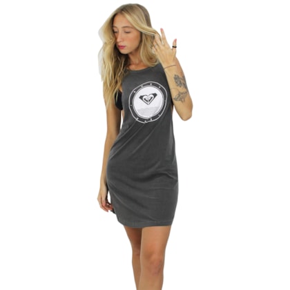 Vestido Roxy Center Preto Vestido Roxy Center Preto