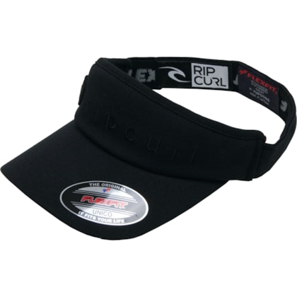 Viseira Rip Curl Spanish Garden Visor Preta Viseira Rip Curl Spanish Garden Visor Preta